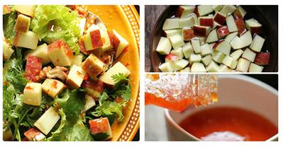 10phút có salad táo tuyệt ngon ăn kèm món gì cũng tuyệt