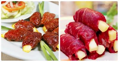 15 phút có món bò nướng pho mai ngon chuẩn vị Rơm BBQ