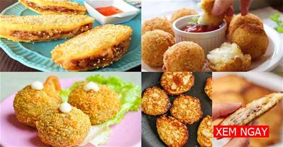 2 cách làm bánh khoai tây chiên giòn rụm ngon hết sảy