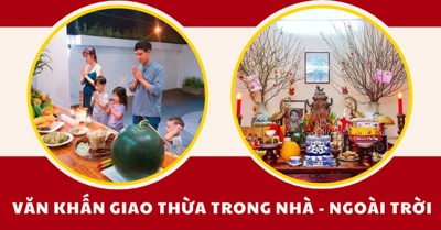 [2024] Văn khấn giao thừa trong nhà, ngoài trời đêm 30 Tết lộc tràn vào nhà