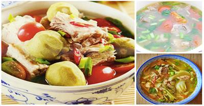 3 cách nấu canh sườn chua ăn đưa cơm ai cũng mê