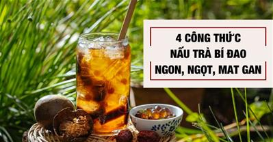 4 Cách nấu trà bí đao ngọt thanh, giảm nhiệt miệng cho bé