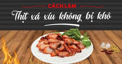  5 Cách làm thịt xá xíu ngon MỀM MỌNG NƯỚC màu ĐỎ HỒNG đẹp mắt