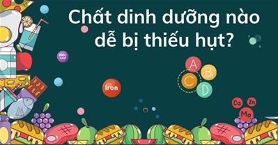 7 Tình trạng thiếu hụt chất dinh dưỡng phổ biến: Dấu hiệu và điều trị