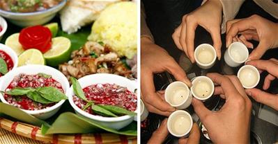Ăn gì, uống gì với tiết canh mới là ngon nhất???
