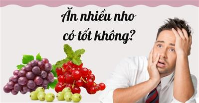 Ăn nho nhiều có tốt không? Người bị tiểu đường ăn nho được không?