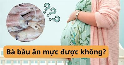 Bà bầu ăn mực được không? Có nhiễm thủy ngân, nhiễm khuẩn không?