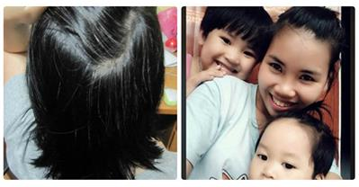 Bà mẹ bỉm sữa trị tóc bạc sớm thành công chỉ 3k/ngày