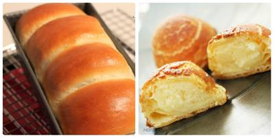 Bánh mì nhân kem custard  béo ngậy không cần lò