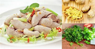 Bật mí cách làm lòng heo hấp gừng thơm nức ăn là nghiền