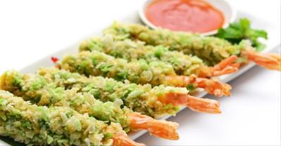 Bật mí cách làm tôm bao cốm chiên xù thơm ngon giòn rụm