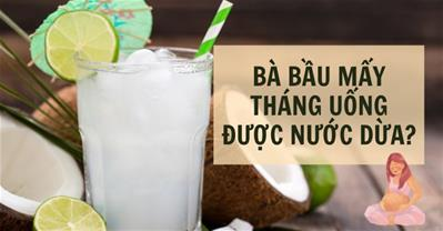 Bầu mấy tháng uống được nước dừa? Uống bao nhiêu là đủ?