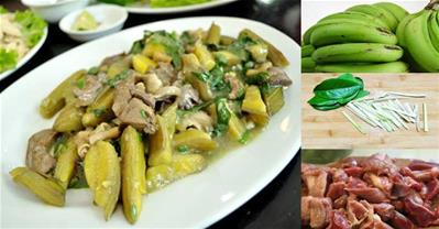 Bí quyết làm mề gà xào chuối xanh đơn giản mà hấp dẫn
