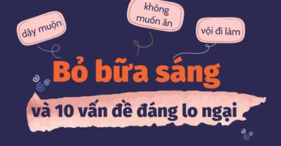 Bỏ bữa sáng có tác hại gì? 10 vấn đề xảy ra khi bạn bỏ bữa sáng
