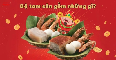 Bộ tam sên gồm những gì? Cúng tam sên xong có ăn được không?