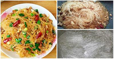 Bữa sáng đơn giản với miến xào thịt băm cả nhà thích mê