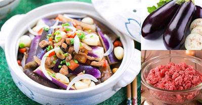 Cà tím om thịt bằm – món ngon dân dã hấp dẫn