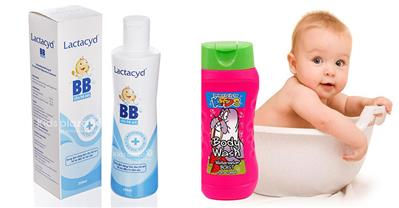 Các loại sữa tắm tốt nhất cho bé được mẹ tin dùng