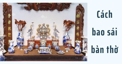 Cách bao sái bàn thờ gia tiên, Thần Tài đúng cách đón vận khí mới