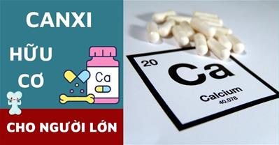 Cách bổ sung canxi hữu cơ cho người lớn để có một hệ xương chắc khỏe
