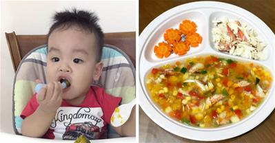 Cách cho trẻ ăn dặm đúng cách, 100% bé hết biếng ăn