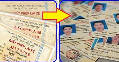 Cách đổi giấy phép lái xe từ giấy sang nhựa trên mạng