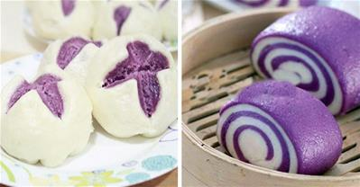 Cách làm bánh bao khoai lang tím ngon thần sầu