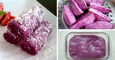 Cách làm bánh dẻo phủ dừa nạo biến tấu từ khoai lang