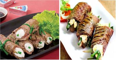 Cách làm bò cuộn phô mai siêu ngon, thơm lừng góc bếp