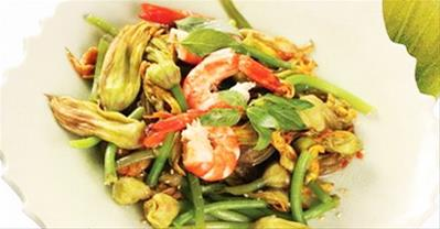 Cách làm bông bí xào tôm đơn giản mà ngon không tưởng