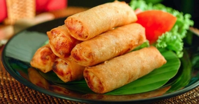 Cách làm chả giò tôm thịt VÀNG đều, GIÒN lâu không ngấm dầu