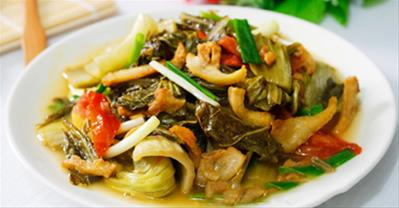 Cách làm dưa xào tóp mỡ  vừa rẻ lại ngon cơm
