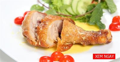 Cách làm gà sốt chanh dây thơm mát ngua ngọt bé yêu cực thích