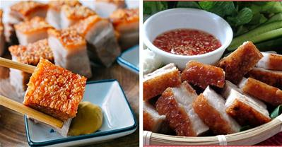 Cách làm heo quay bì giòn siêu ngon bằng chảo 