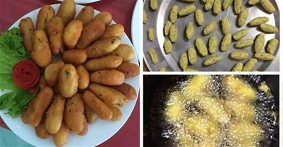 Cách làm khoai lang kén, khoai lang chip lắc giòn ngon