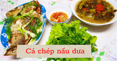 Cách làm món cá chép nấu dưa thơm ngon,không hề có mùi tanh rất đơn giản