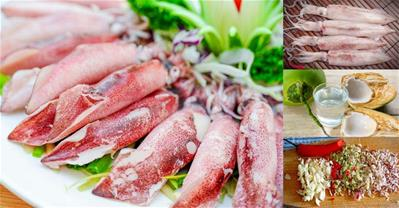 Cách làm mực hấp nước dừa tươi vừa ngon vừa đơn giản