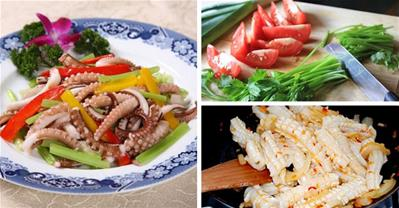 Cách làm MỰC XÀO BÁCH HỢP 15 phút bổ ngang thuốc bắc hầm cả giờ