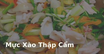 Cách làm MỰC XÀO THẬP CẨM ngon, giòn sần sật, không bị ra nước 