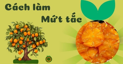 Cách làm mứt tắc nguyên trái hình cánh hoa vừa NGON vừa DẺO