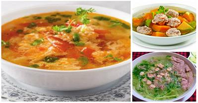 Cách làm những món canh ngon giúp giải cảm nhanh chóng