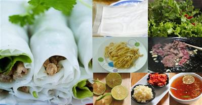Cách làm phở cuốn tại nhà ngon như nhà hàng