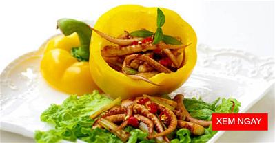 Cách làm RÂU MỰC XÀO CAY, cay nồng, hấp dẫn ai cũng mê