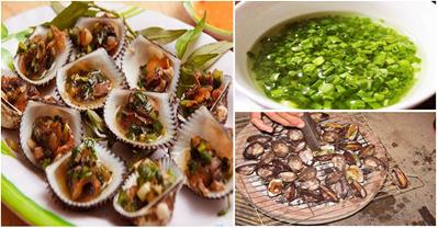 Cách làm sò huyết nướng mỡ hành thơm phức cả góc bếp