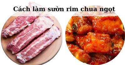 Cách làm sườn rim chua ngọt ngon cơm cho bé THÍCH, chồng MÊ, vợ ĐẢM