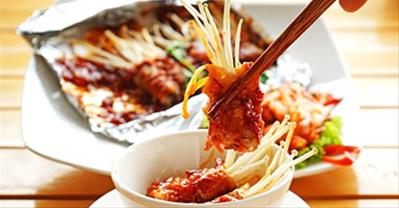 Cách làm thịt ba chỉ cuộn nấm kim châm ngon ngất ngây