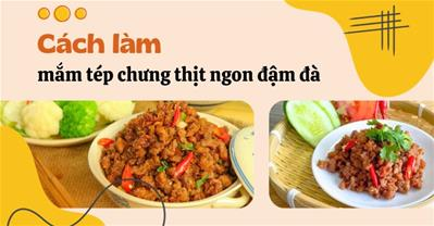 Cách làm thịt chưng mắm tép thơm ngon theo CÔNG THỨC của NGHỆ NHÂN hàng Bè