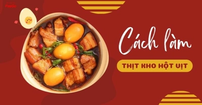 Cách làm thịt kho hột vịt ngon, thấm vị, nước trong veo ăn hoài không ngán