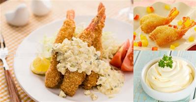 Cách làm tôm chiên sốt mayonnaise ngon ngất ngây