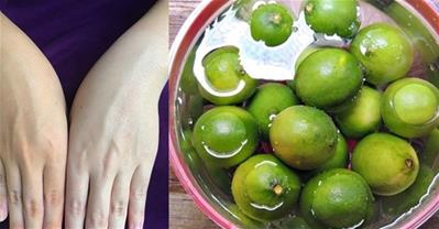 Cách làm trắng da bằng chanh mà không bị bắt nắng